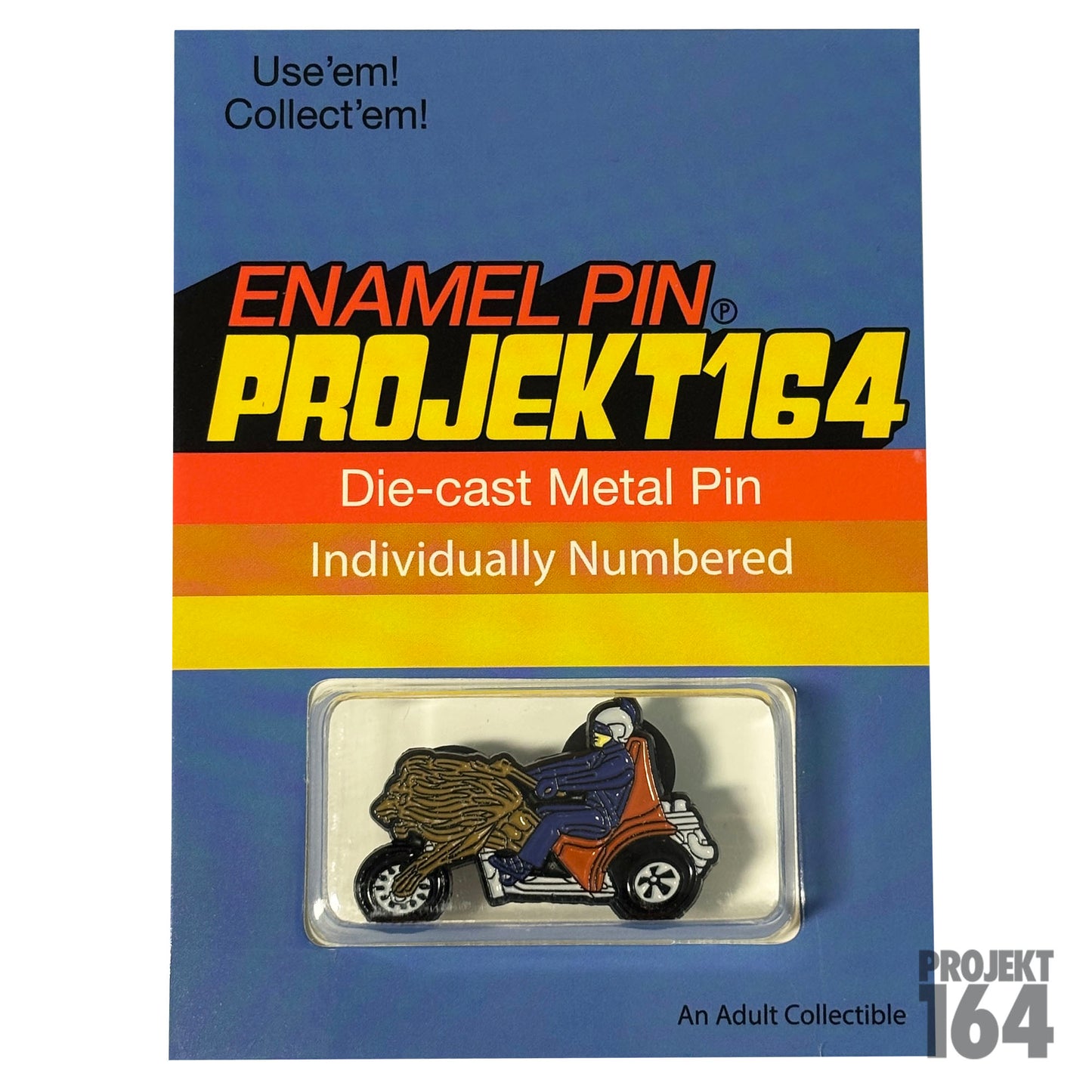 Biker Lion Pin