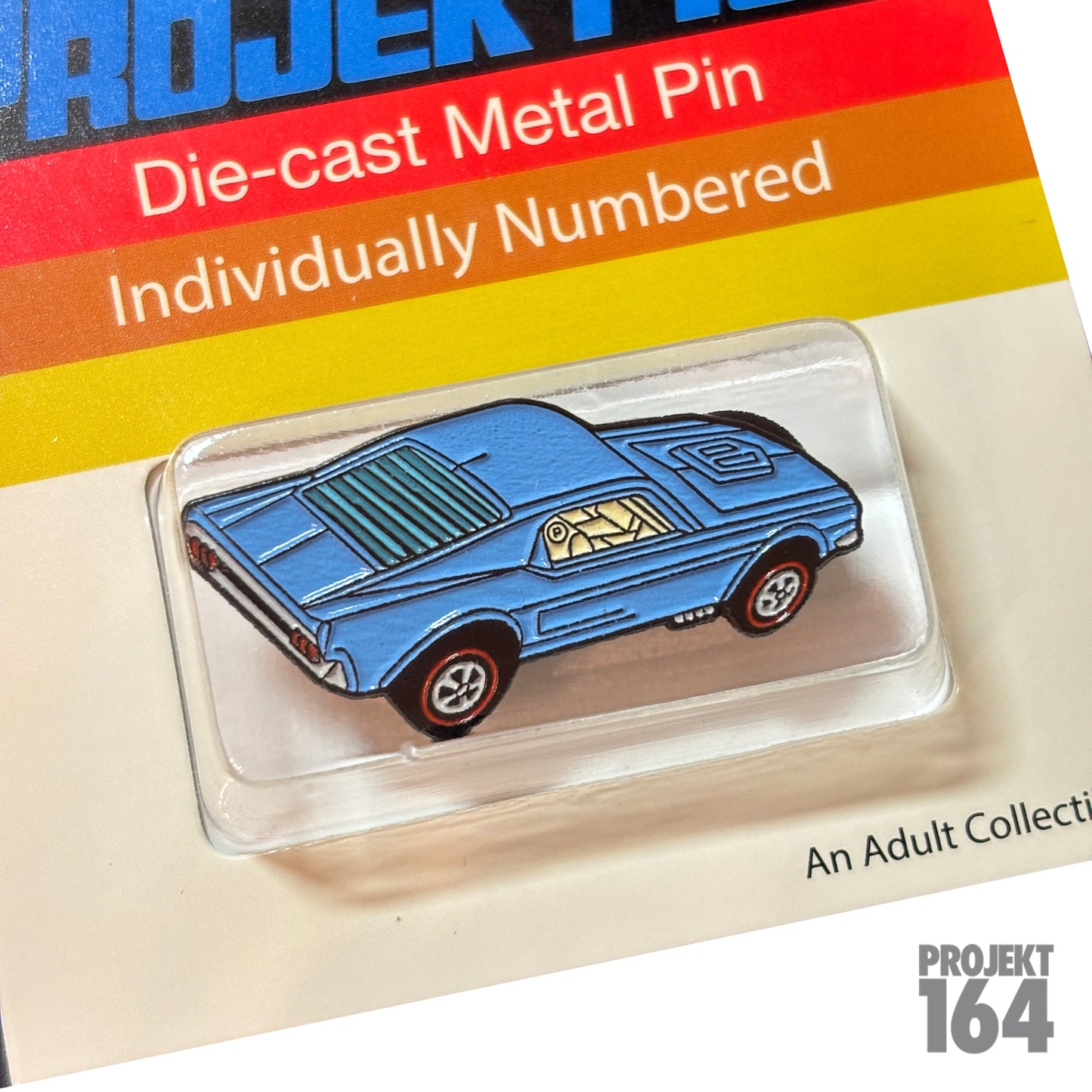 LRW Mustang Pin - Lt Blue - Limited to 30 pcs