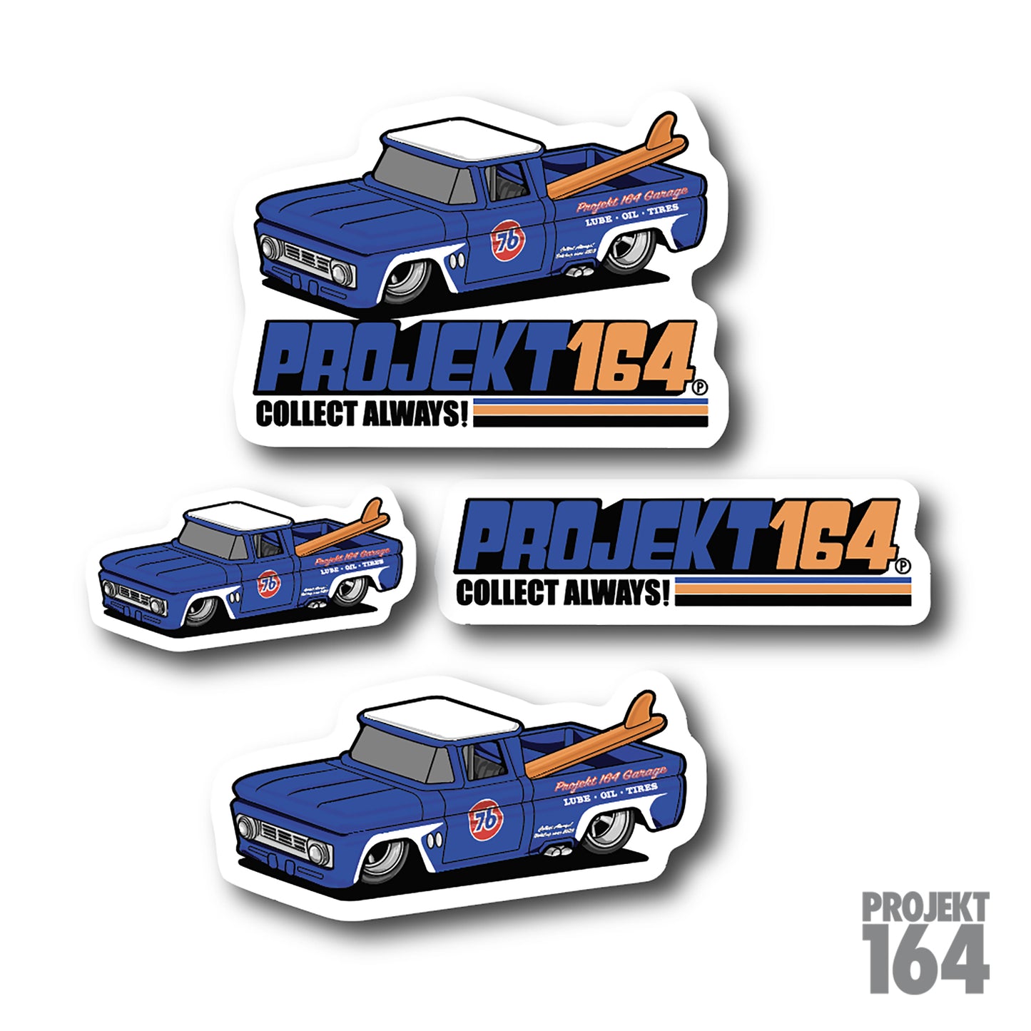 62 Shop Truck Pin - Blue