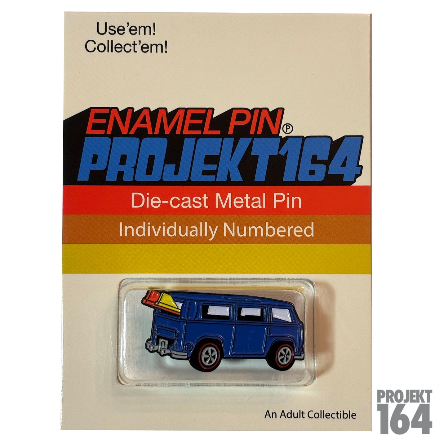 Rear Loader Bus Pin - Blue - Limited - 30 made