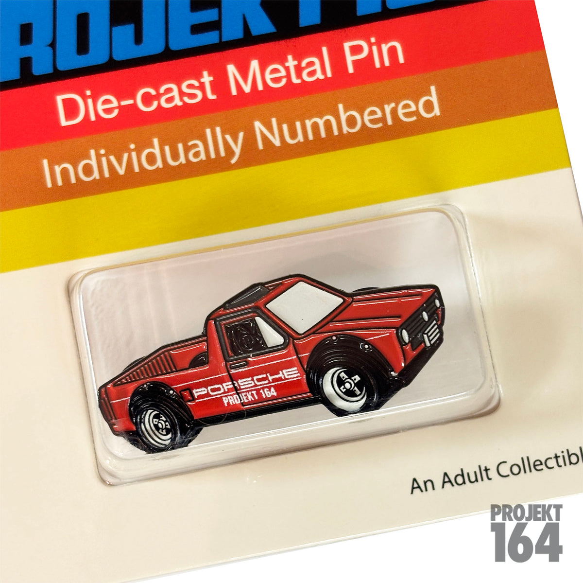 Euro mini truck Pin - Red
