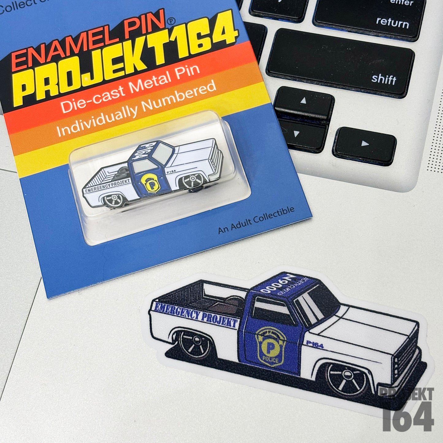 The Cop Truck Pin