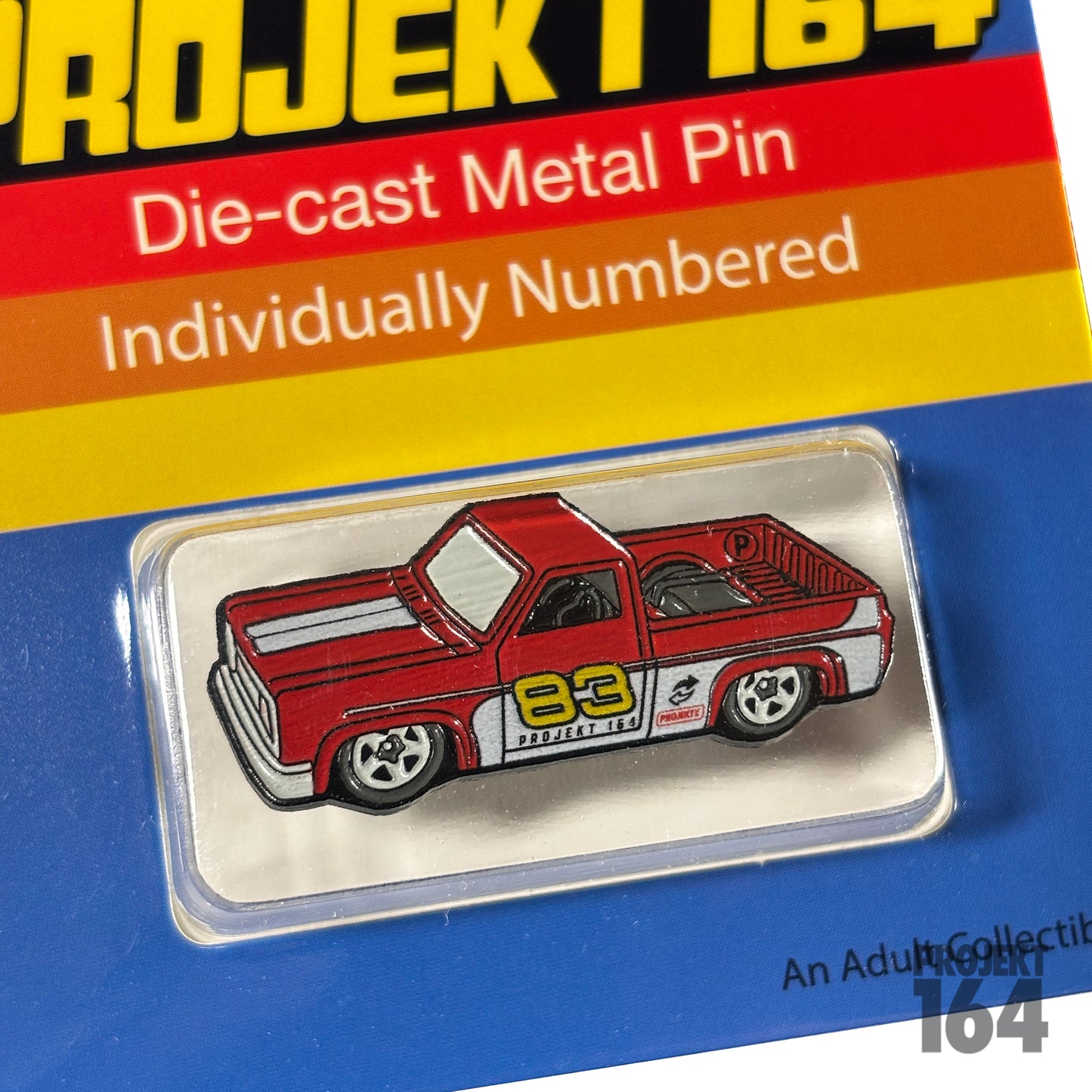 Silvy - Truck Pin -83 Red