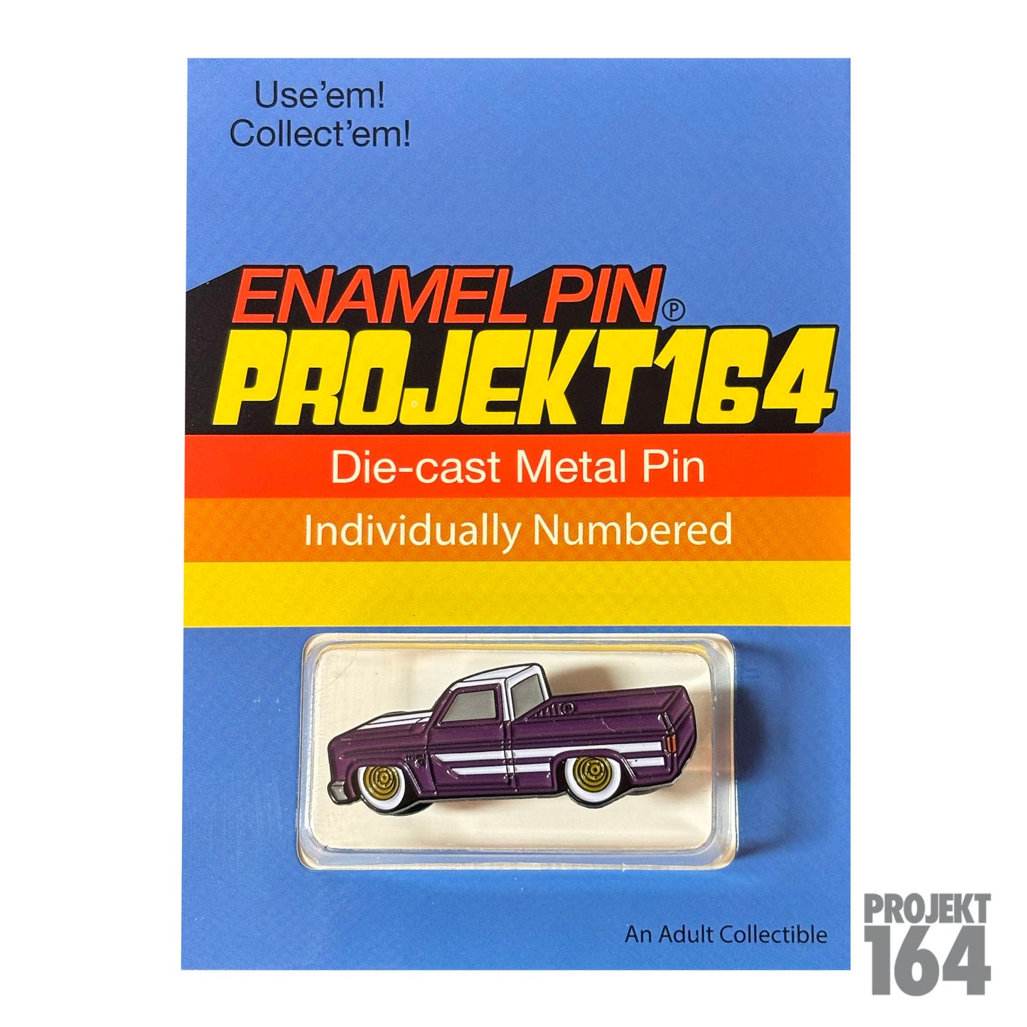 Silvy Truck Pin - Purple