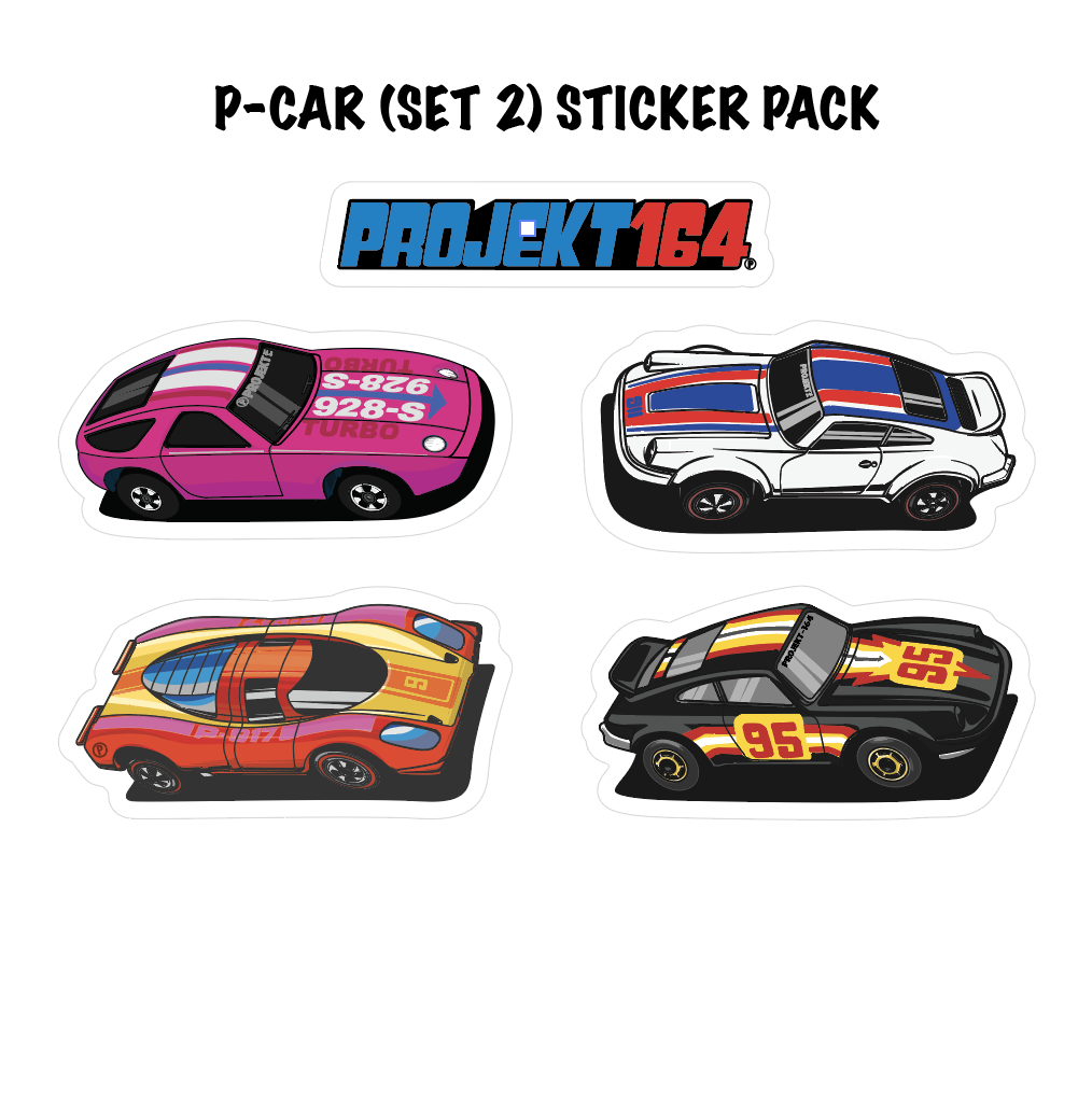 P-car - Sticker Pack - Set 2