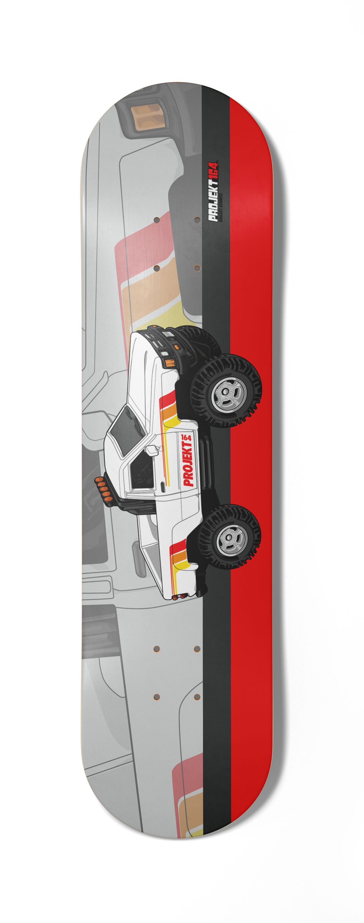 4x4 Old School T-Truck - Skateboard Deck