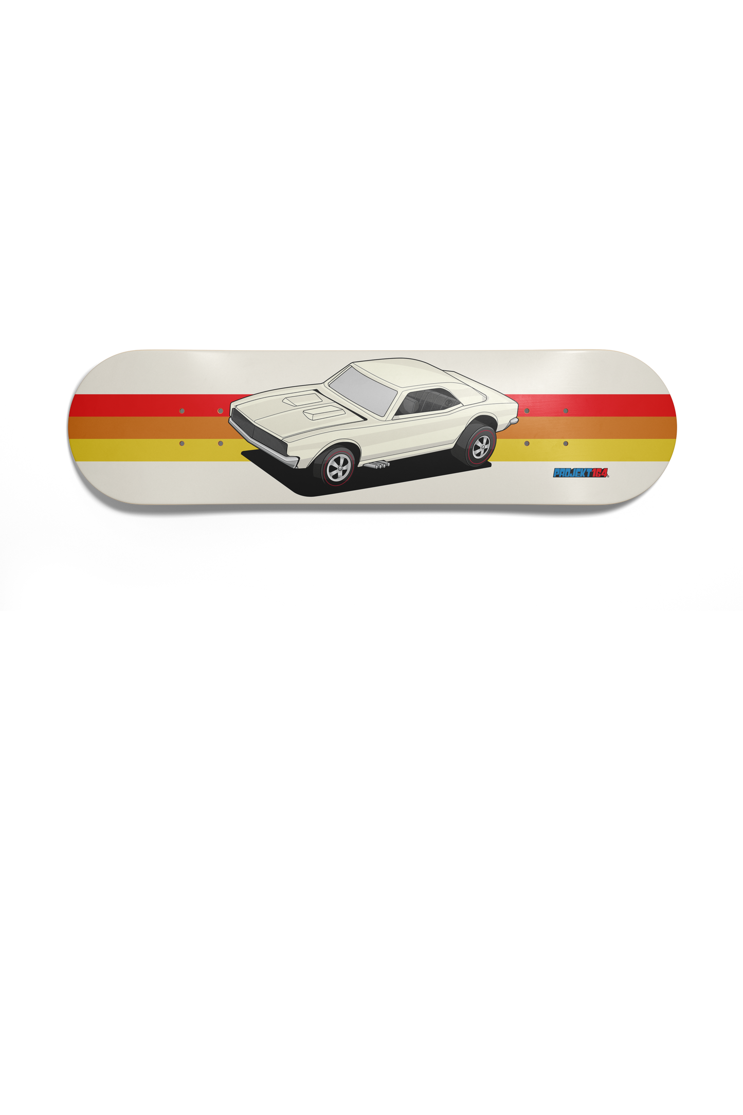 Camaro - White - Skate Deck