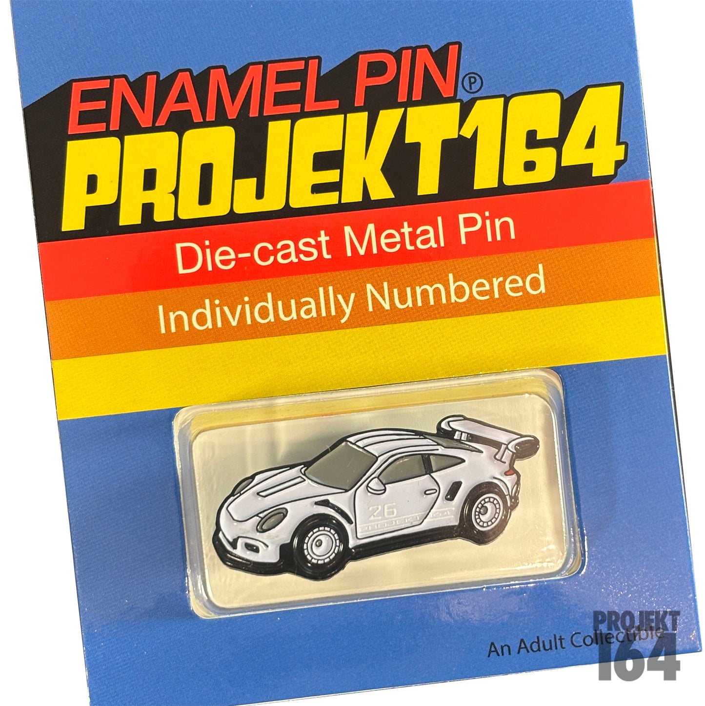 GT3 RS Pin - White