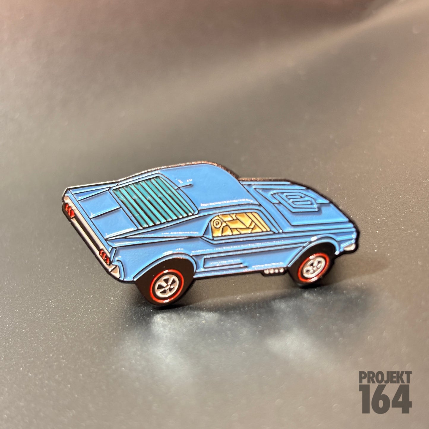 LRW Mustang Pin - Lt Blue - Limited to 30 pcs