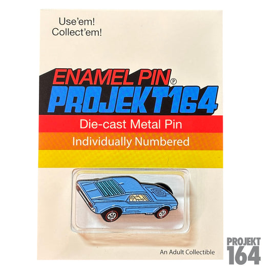 LRW Mustang Pin - Lt Blue - Limited to 30 pcs