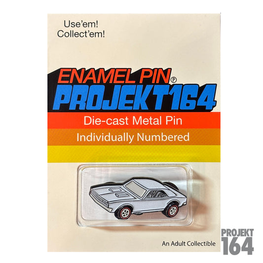 White Camaro Pin - Glows