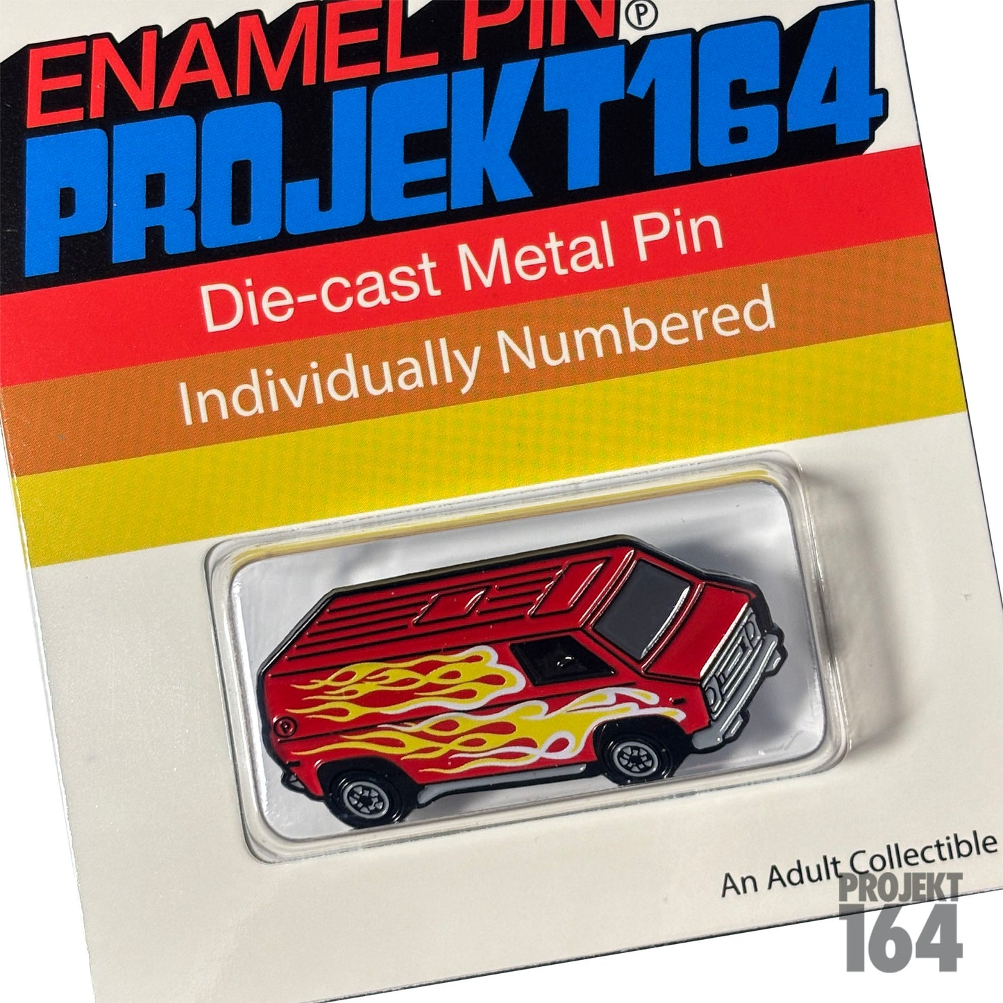 Flame Van - Red - Pin
