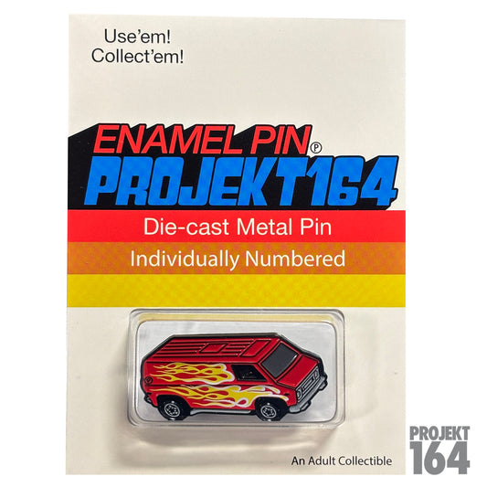 Flame Van - Red - Pin