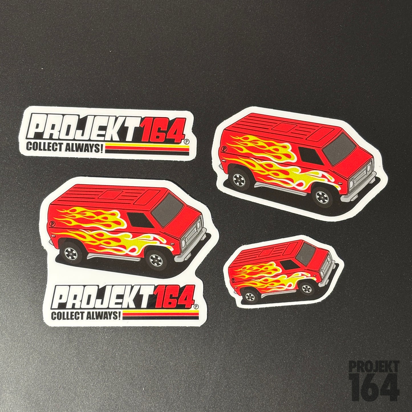 Flame Van - Red - Pin