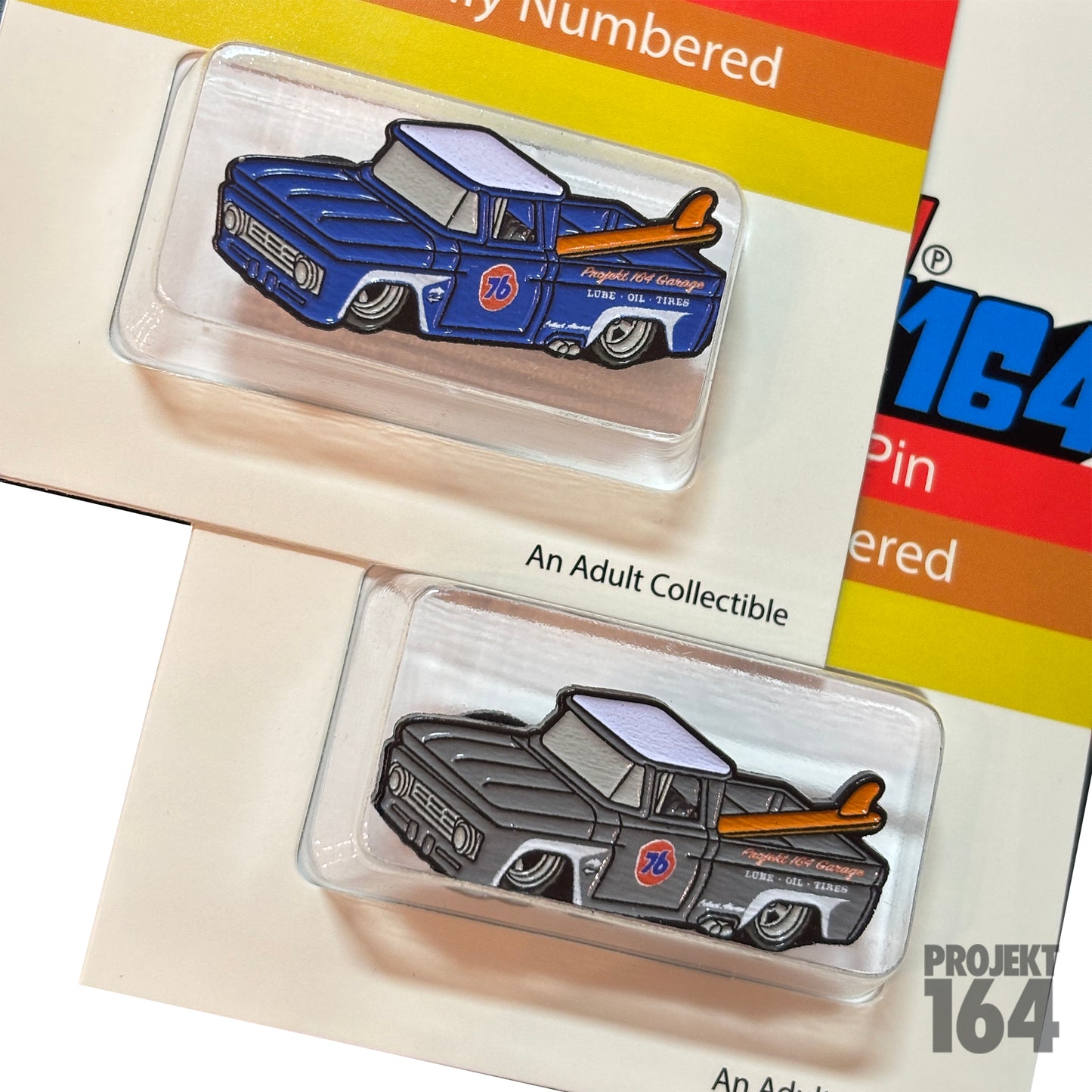 62 Shop Truck Pin - Blue