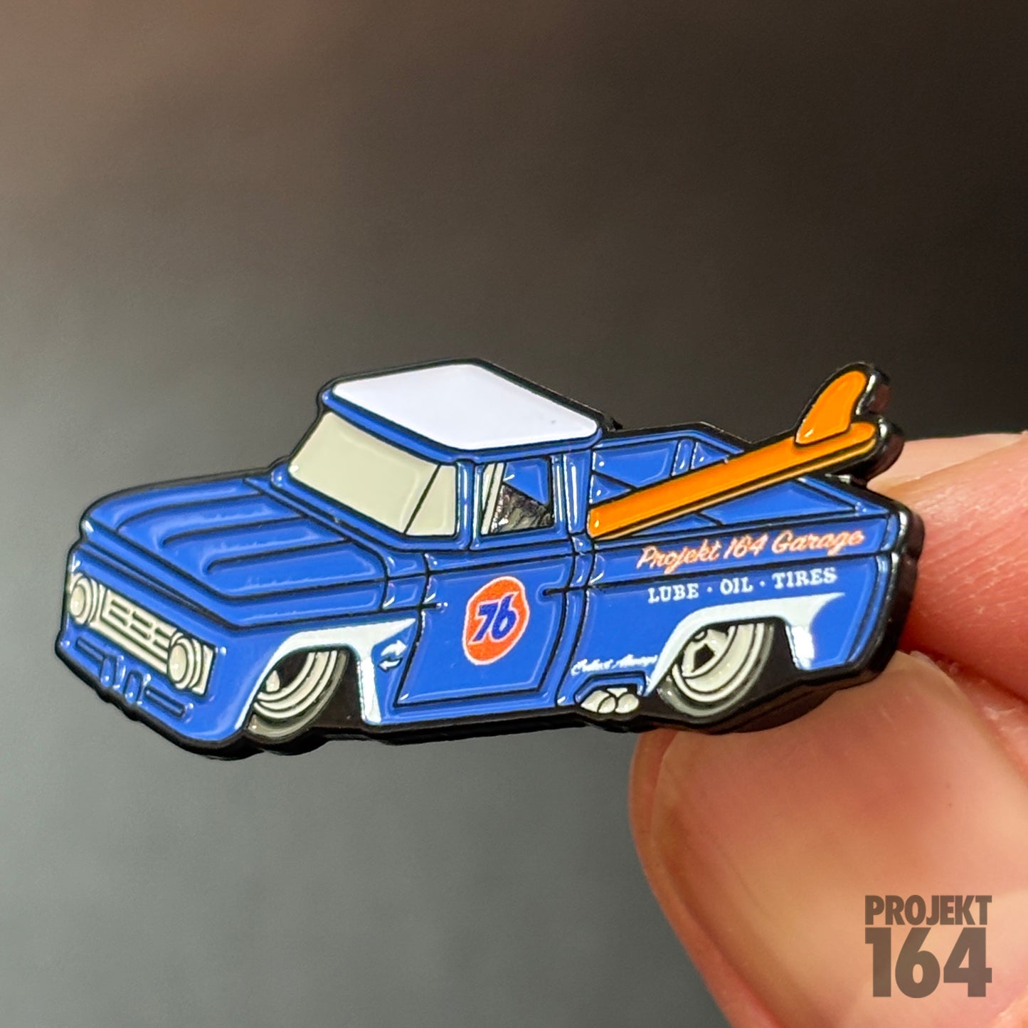 62 Shop Truck Pin - Blue