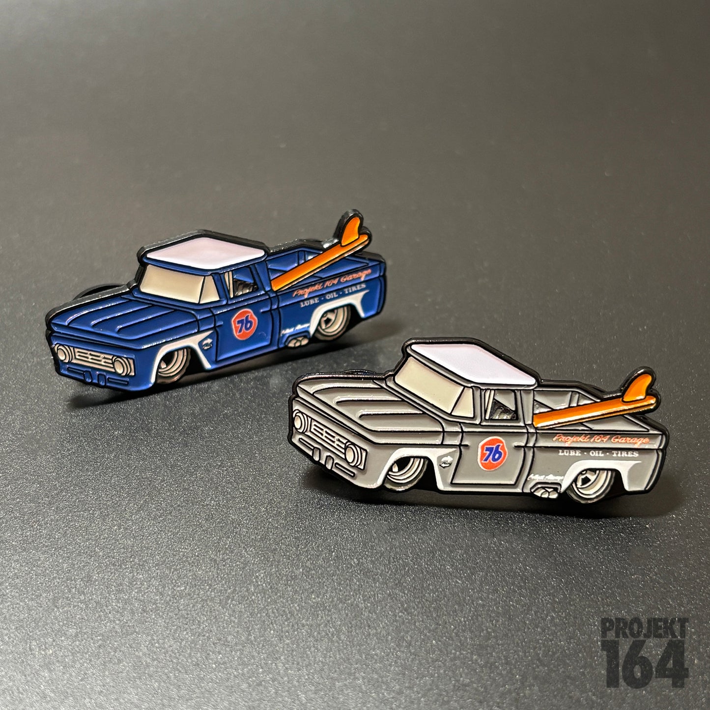 62 Shop Truck Pin - Blue