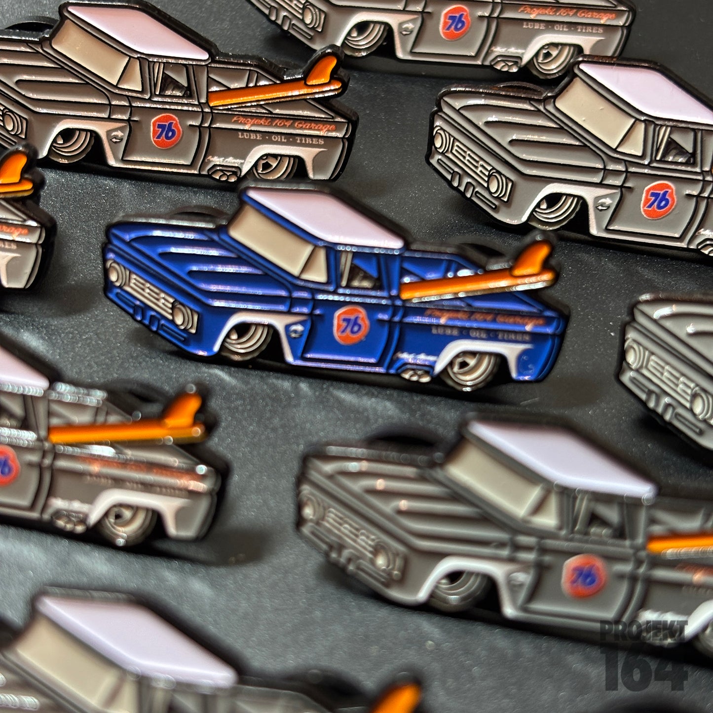 62 Shop Truck Pin - Blue