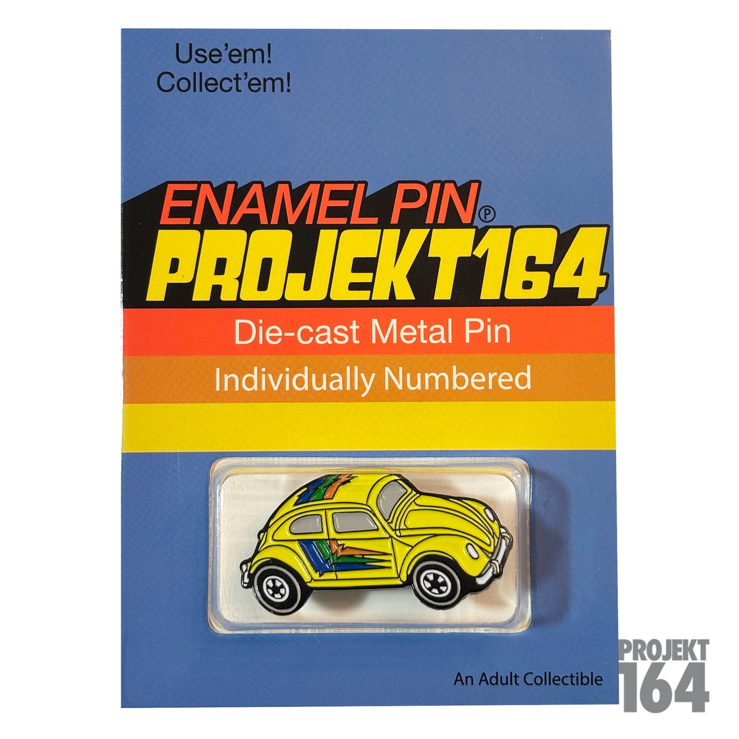 Lightning Yellow Bug Pin - Limited - 30 made