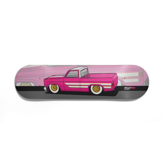 83 Silverado V3- Pink - Skateboard Deck
