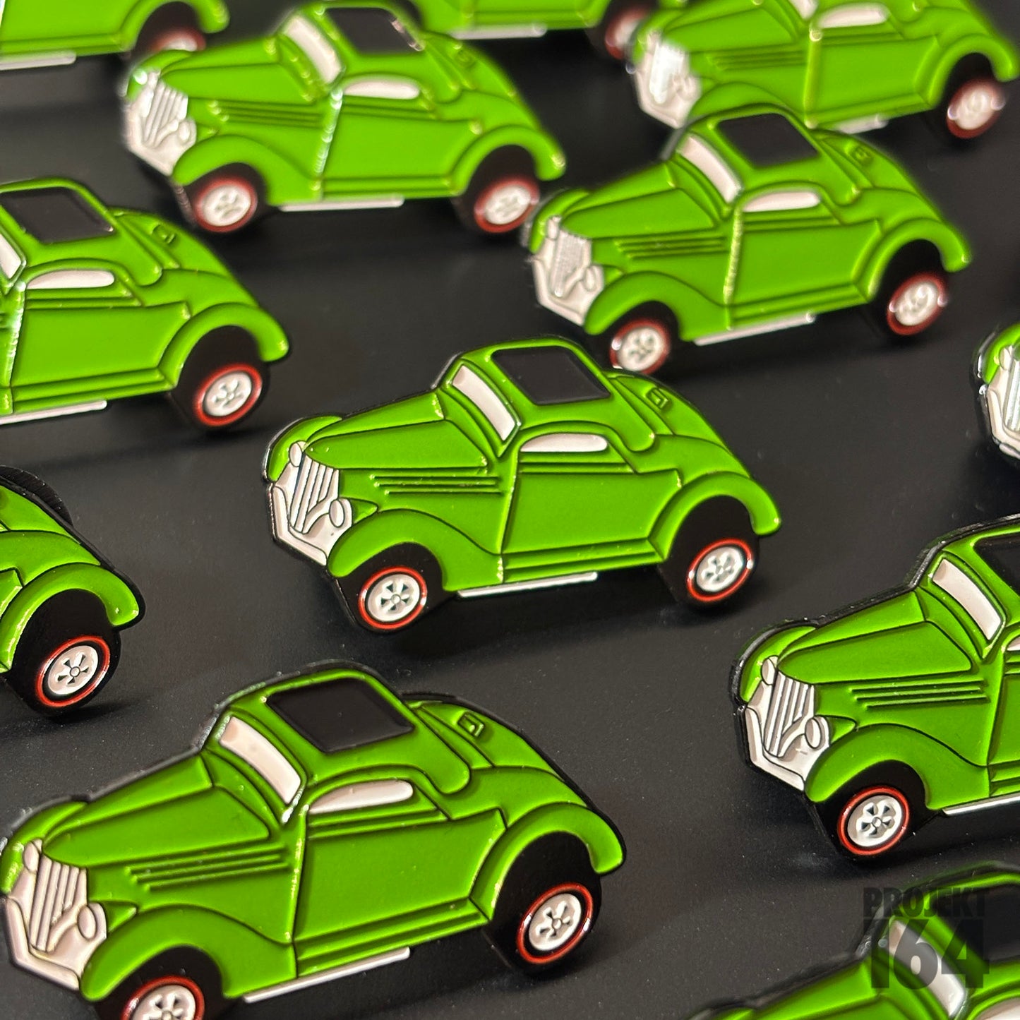 '36 Coupe Pin - lime green