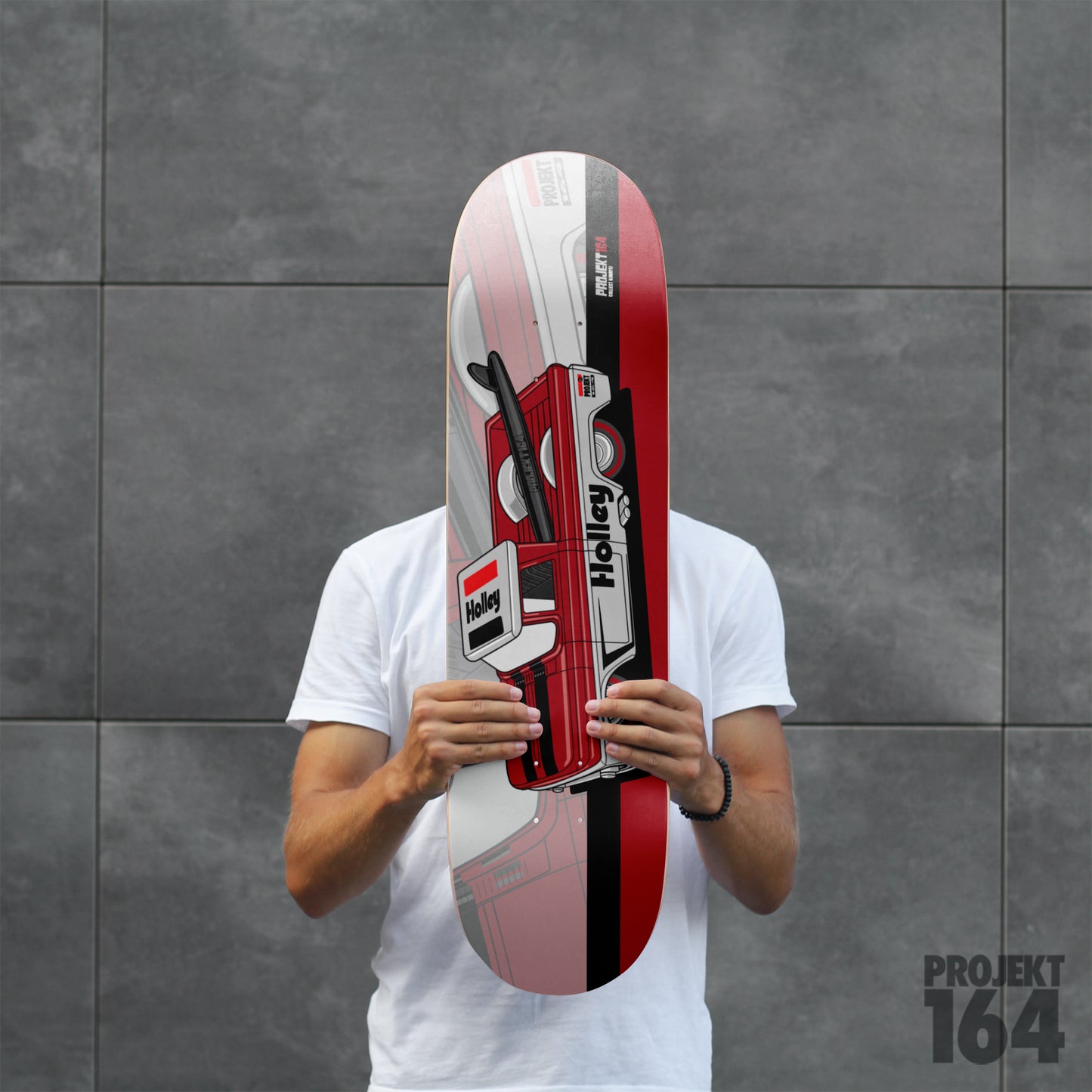 '62 Truck V3- Red - Skateboard Deck