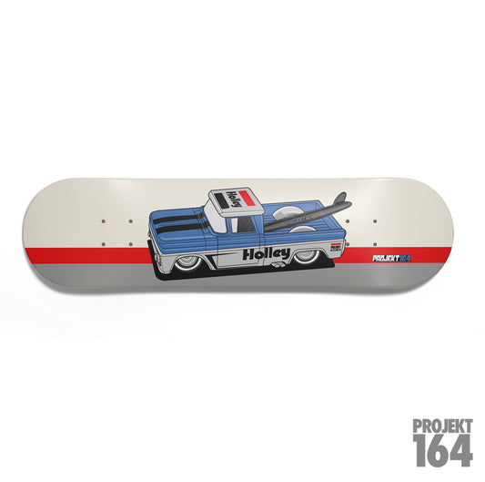 '62 Chevy Truck Skateboard Deck - blue