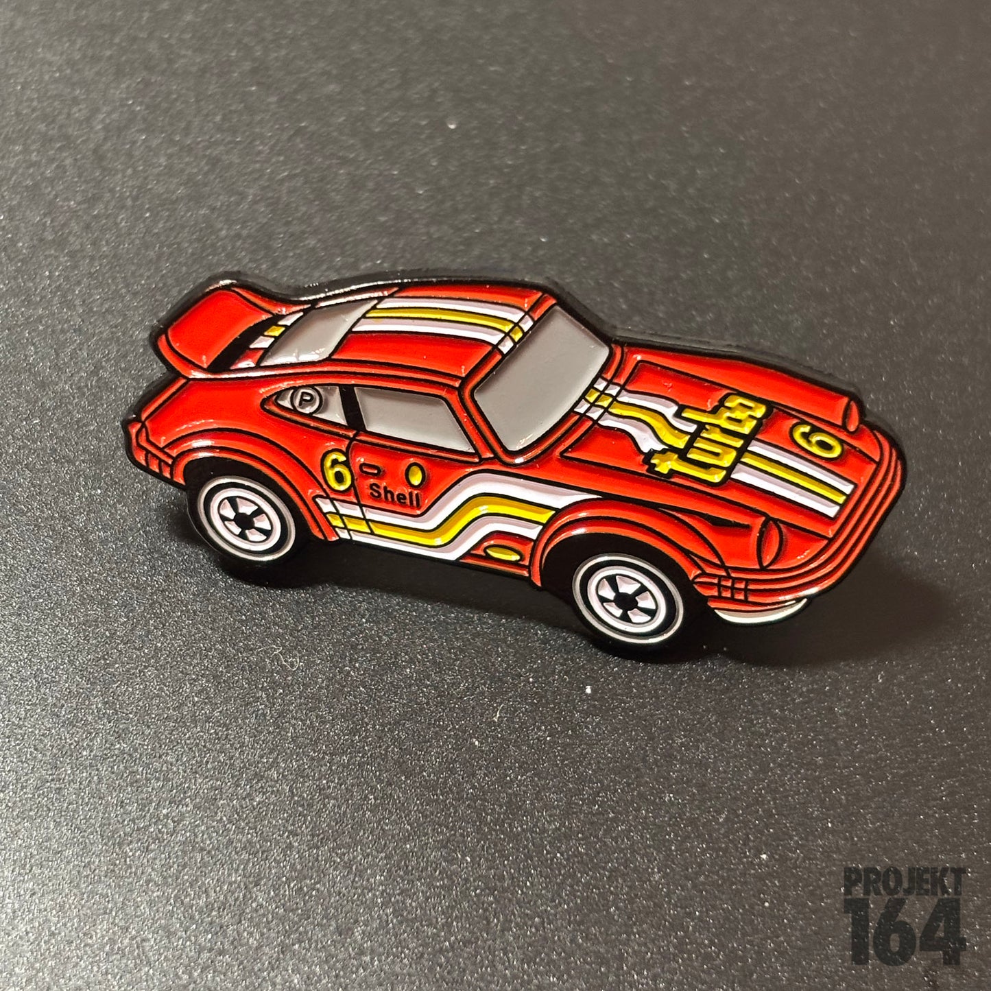 Turbo 6 P-Car Red Pin - Limited to 30 pcs