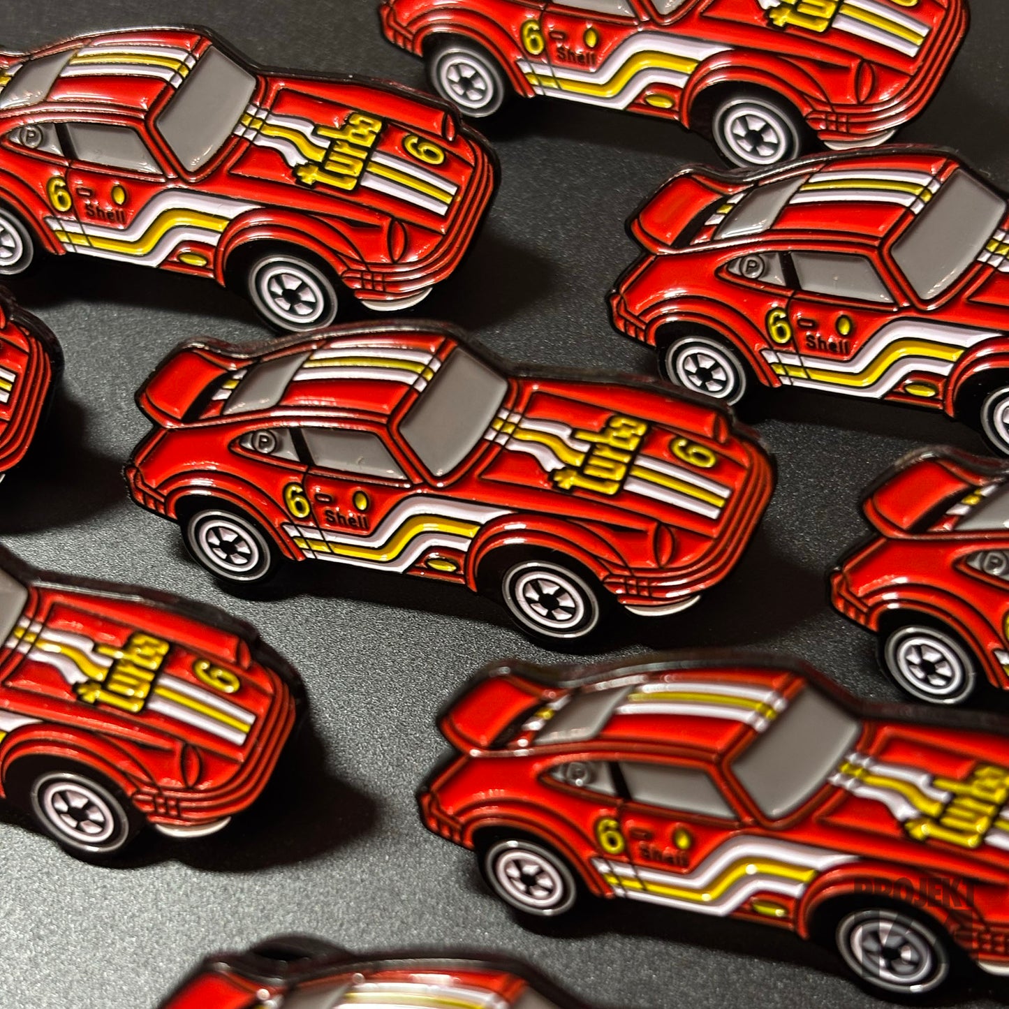 Turbo 6 P-Car Red Pin - Limited to 30 pcs