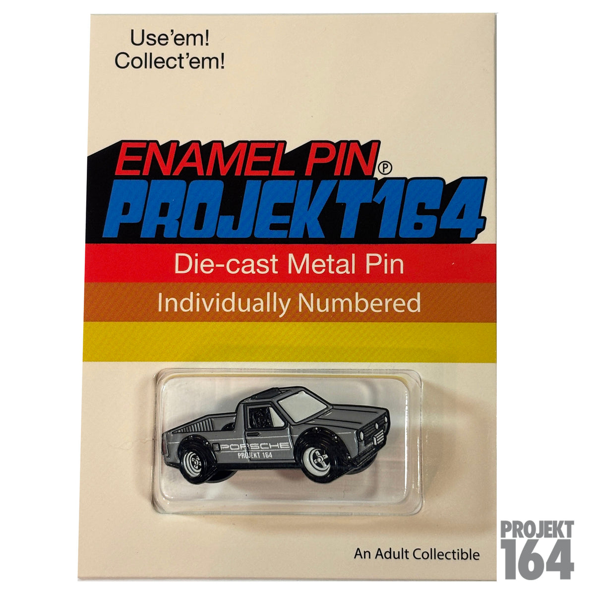 Euro mini truck Pin - Red