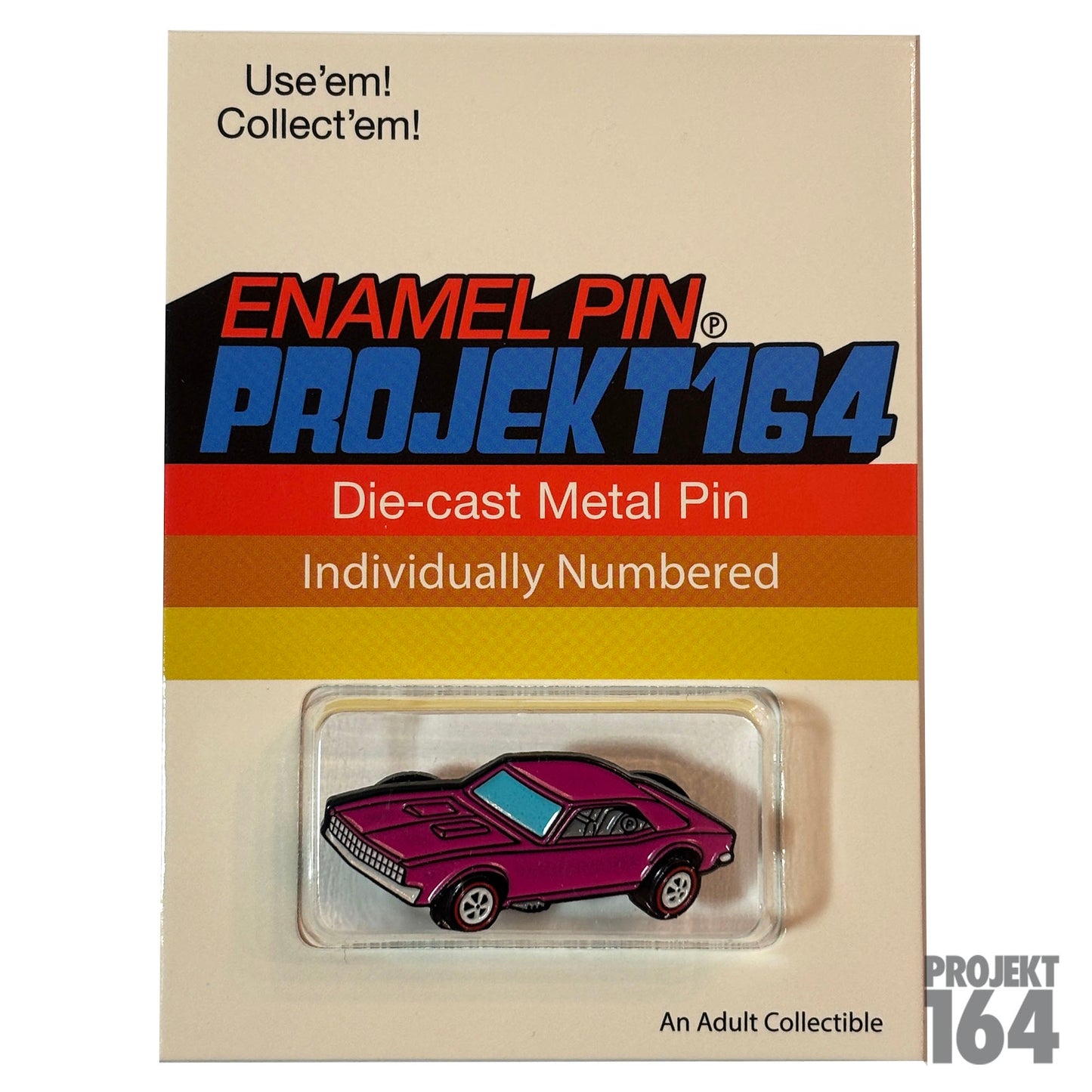 Pink Camaro Pin - Limited - 30 made
