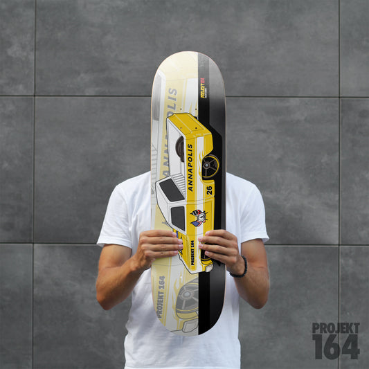 83 Silvy - yellow Annapolis - Skateboard Deck