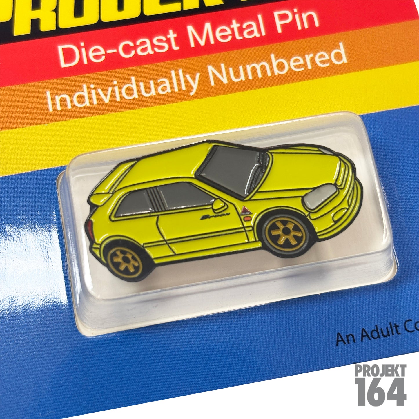 JDM Hatchback Pin - White
