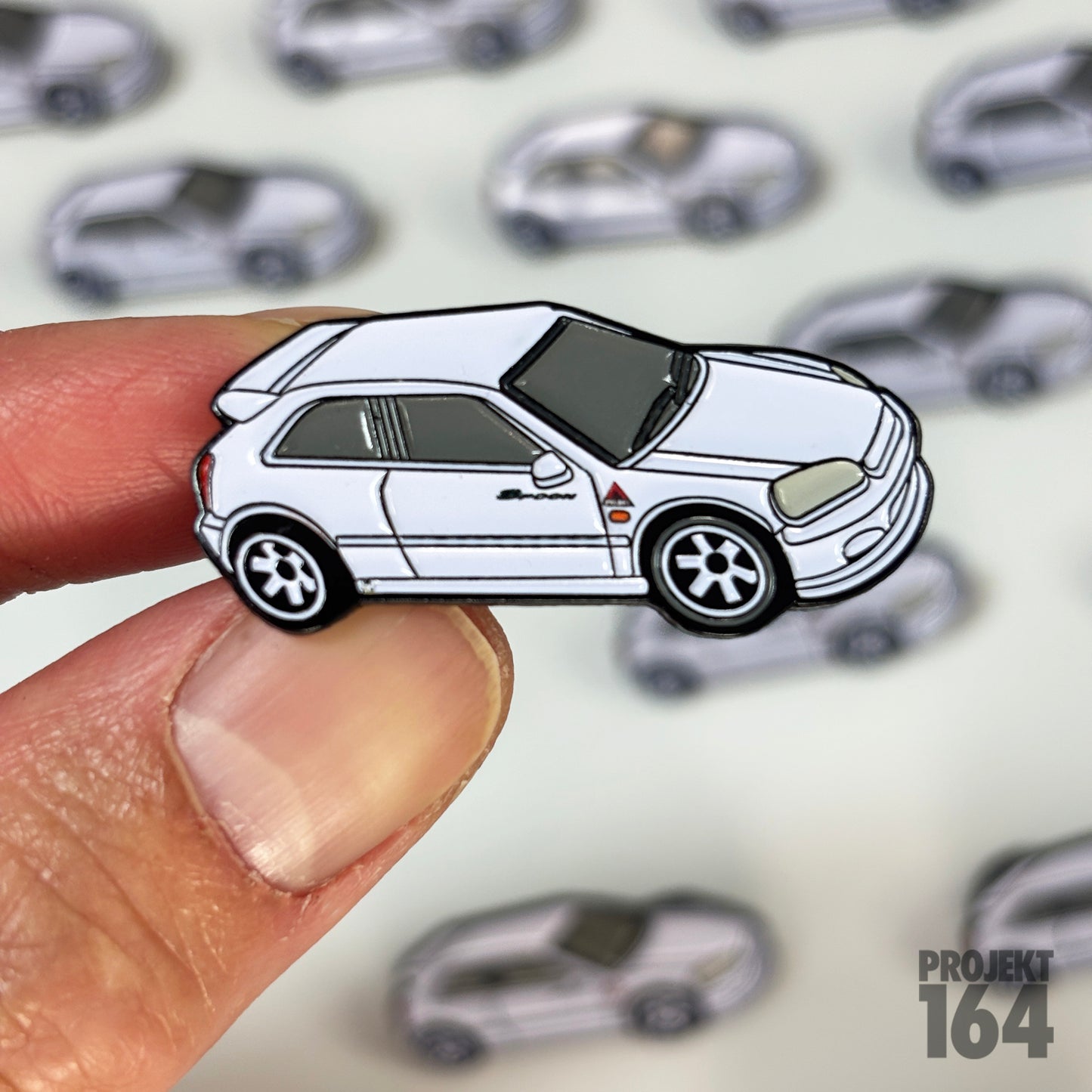 JDM Hatchback Pin - White