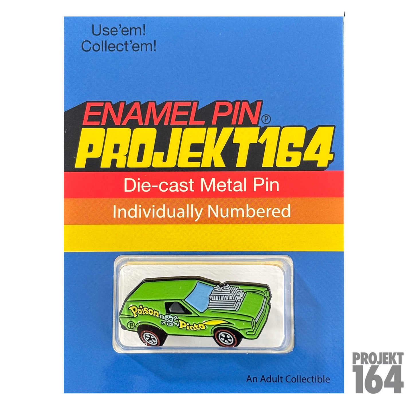 Green Pinto Pin