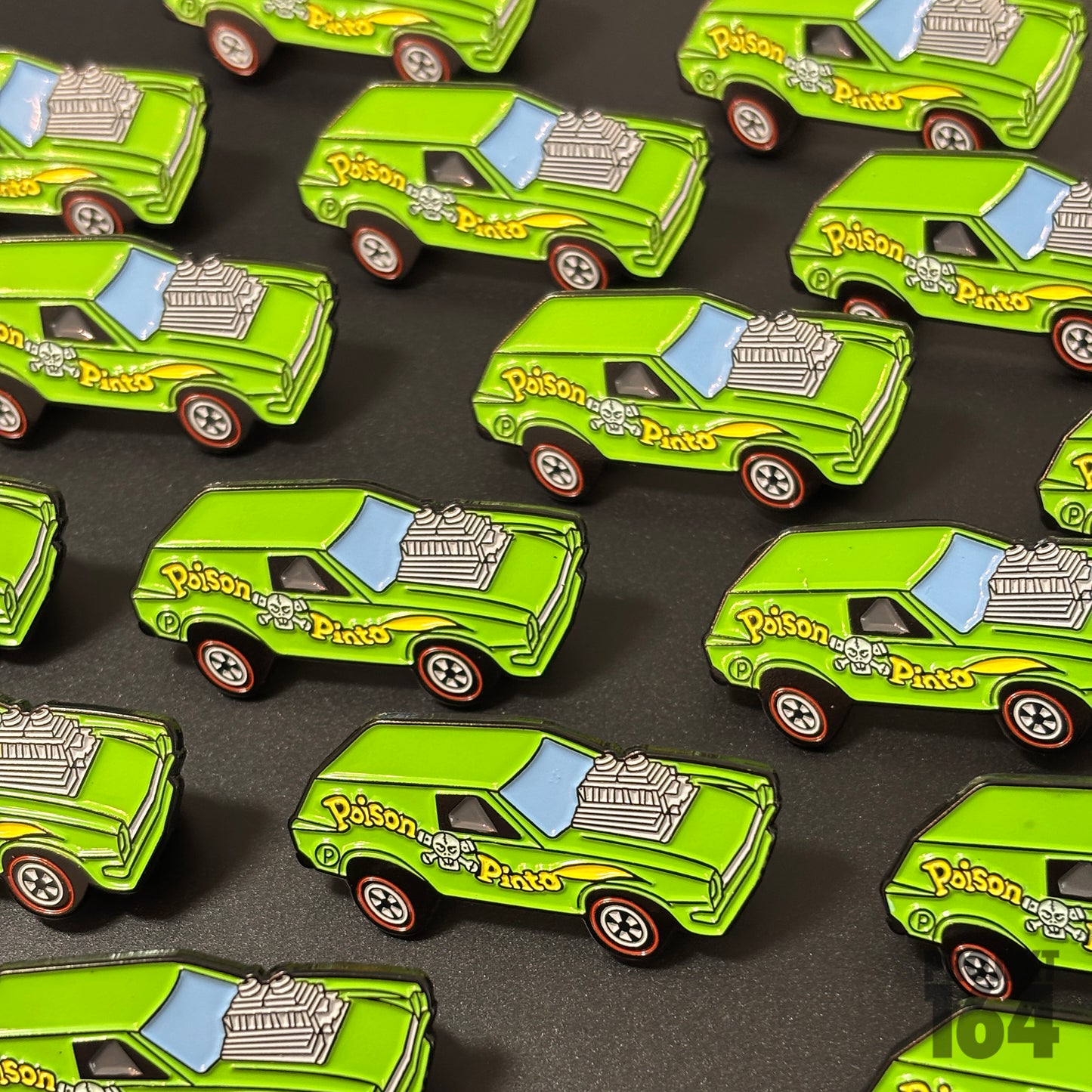 Green Pinto Pin