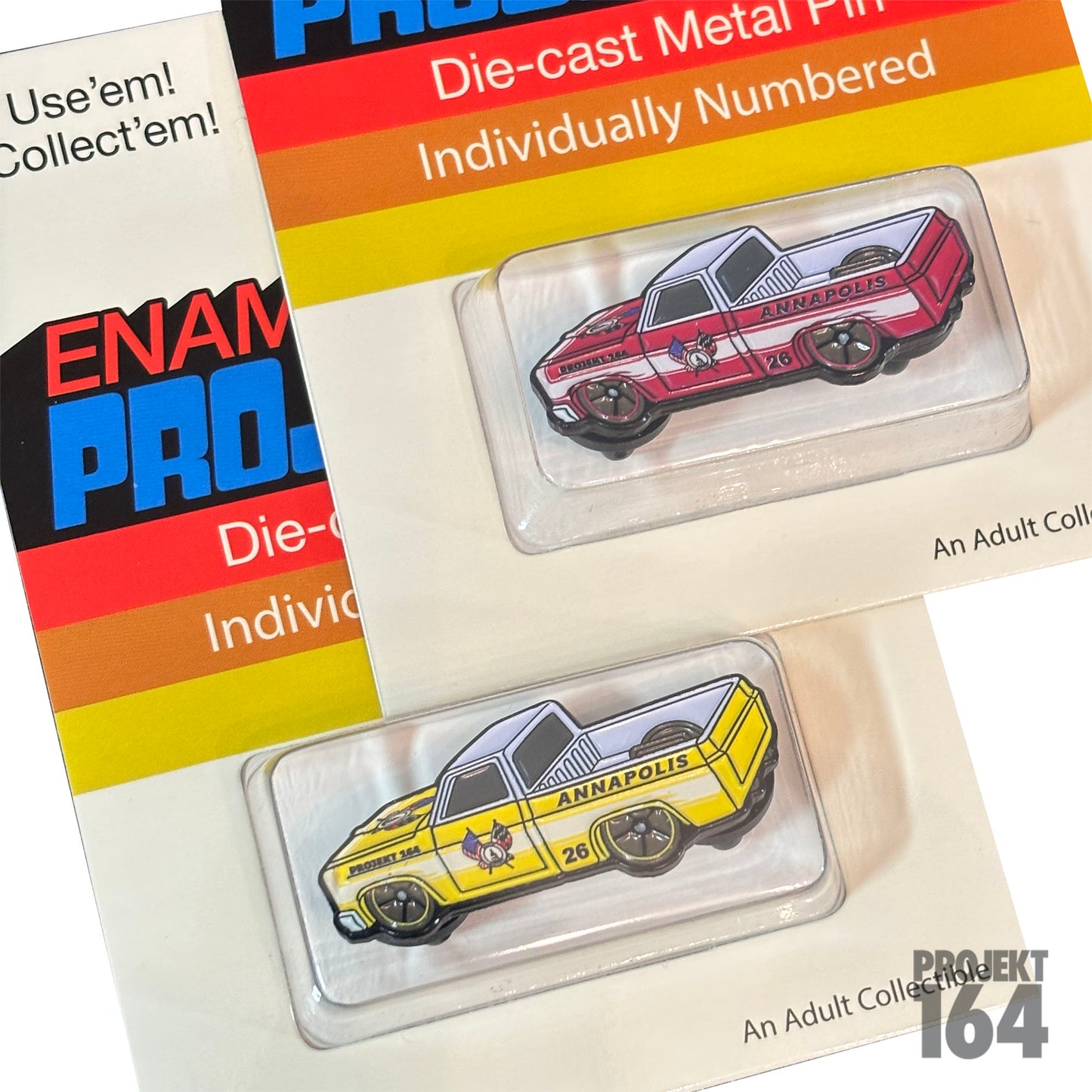 Silvy Truck Pin - Yellow Annapolis