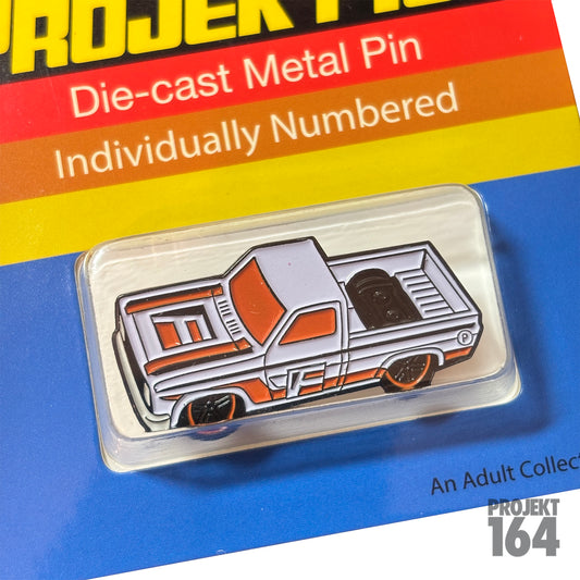 Silvy F - Truck Pin - White