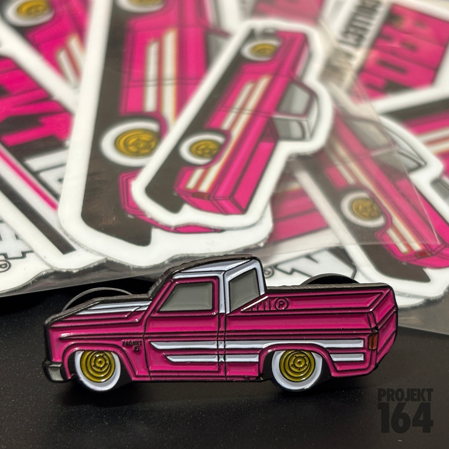 Silvy Truck Pin - Pink