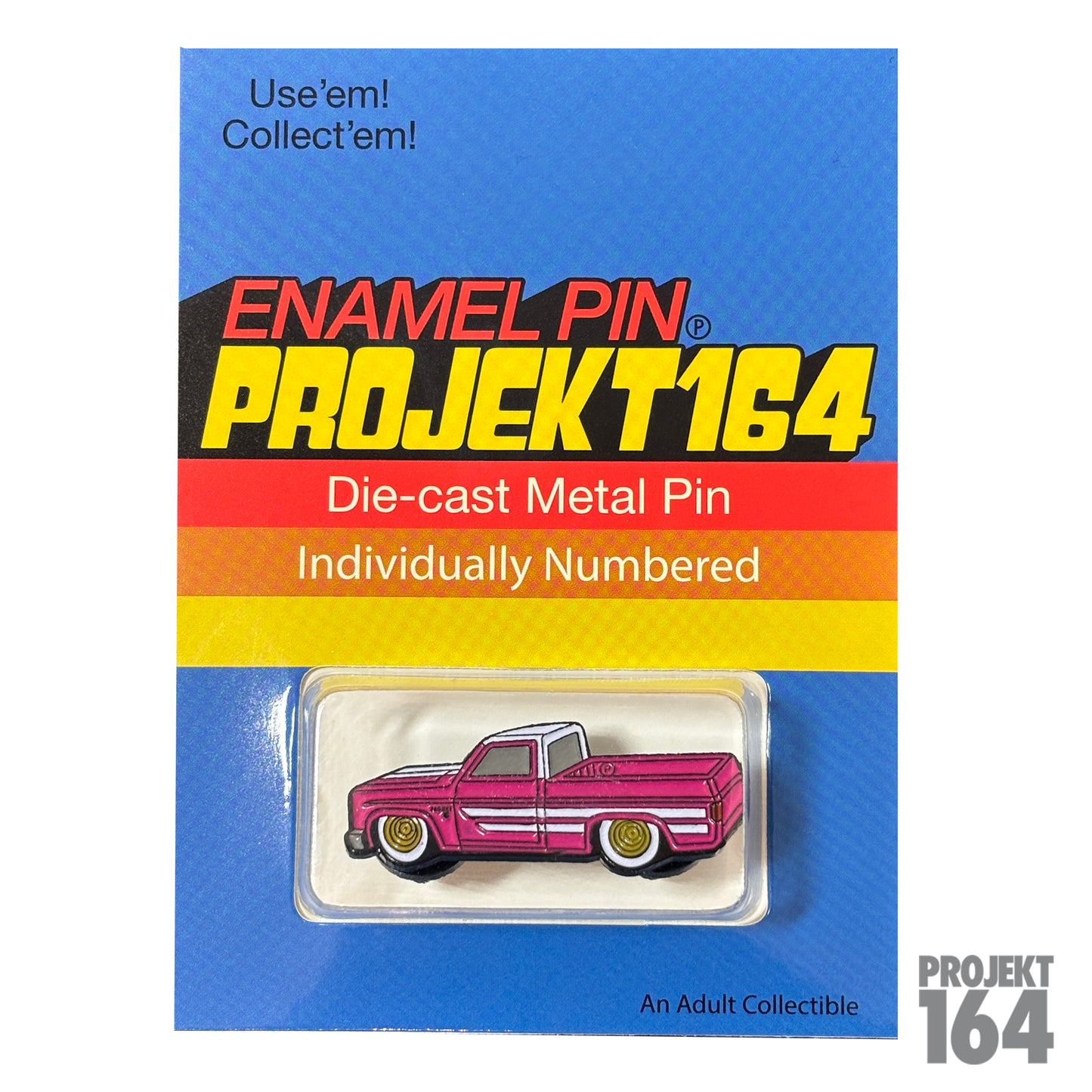 Silvy Truck Pin - Pink