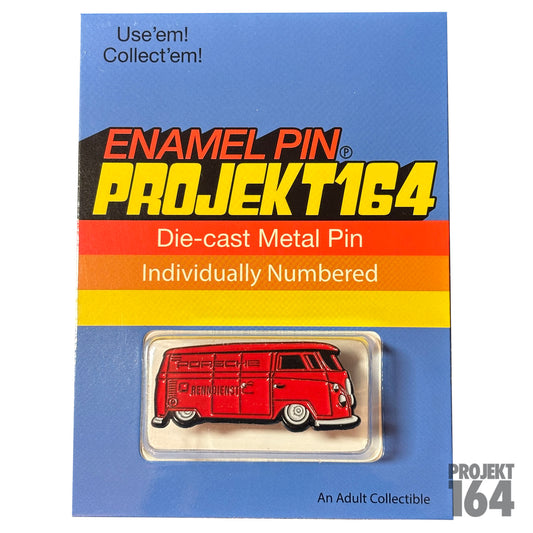 VW Bus Pin - Red