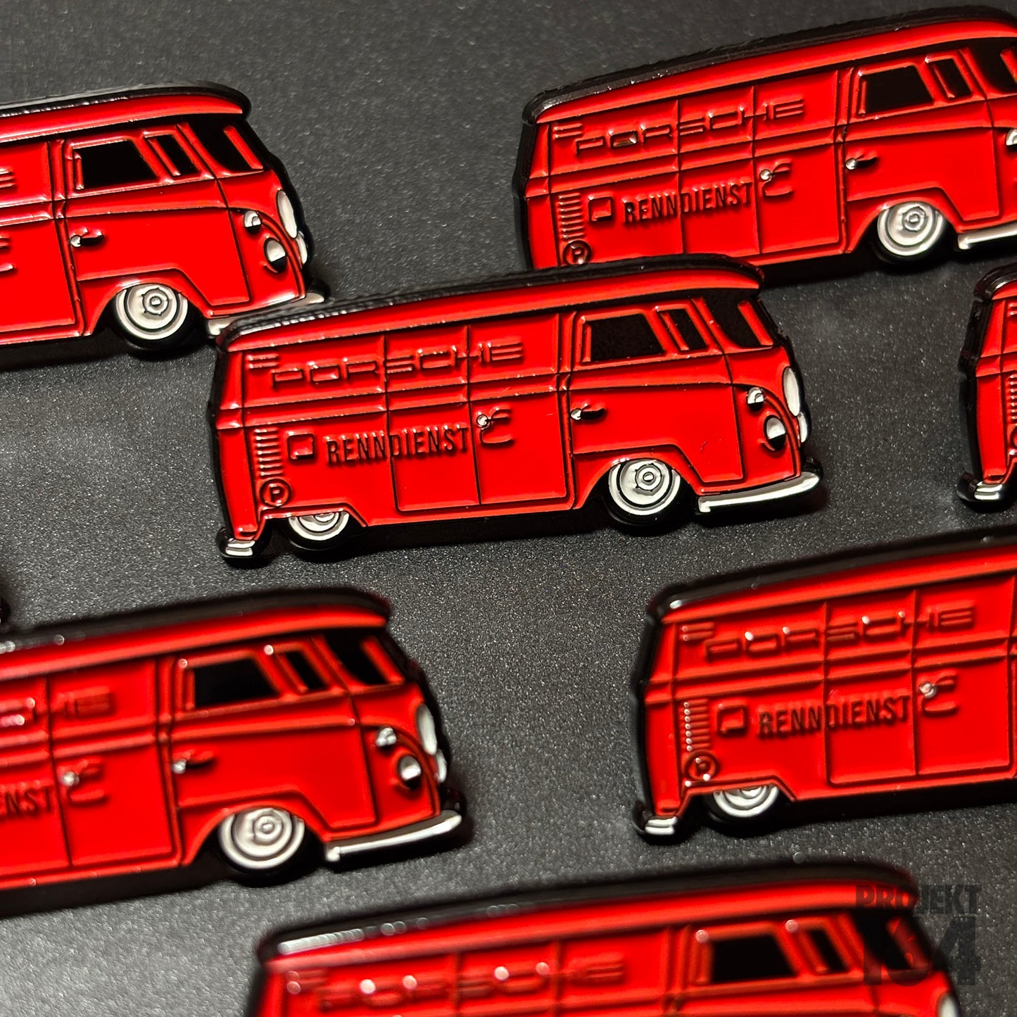 VW Bus Pin - Red