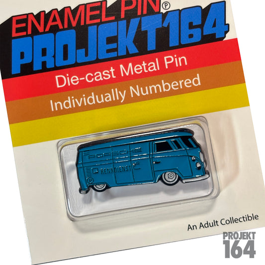 VW Bus Pin - Laguna Blue - Limited to 30 pcs