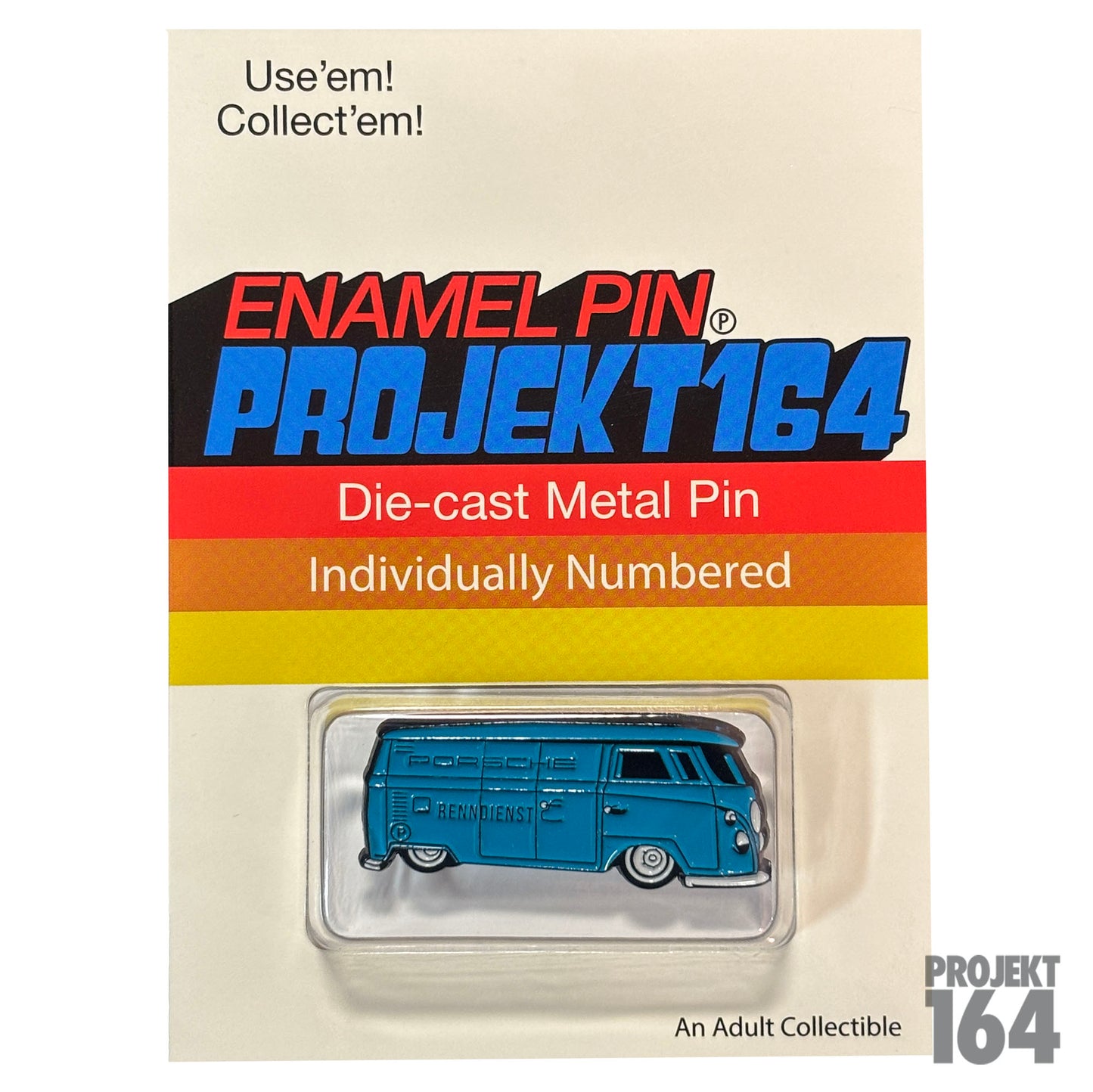 V-Dub Bus Pin - Laguna Blue - Limited to 30 pcs