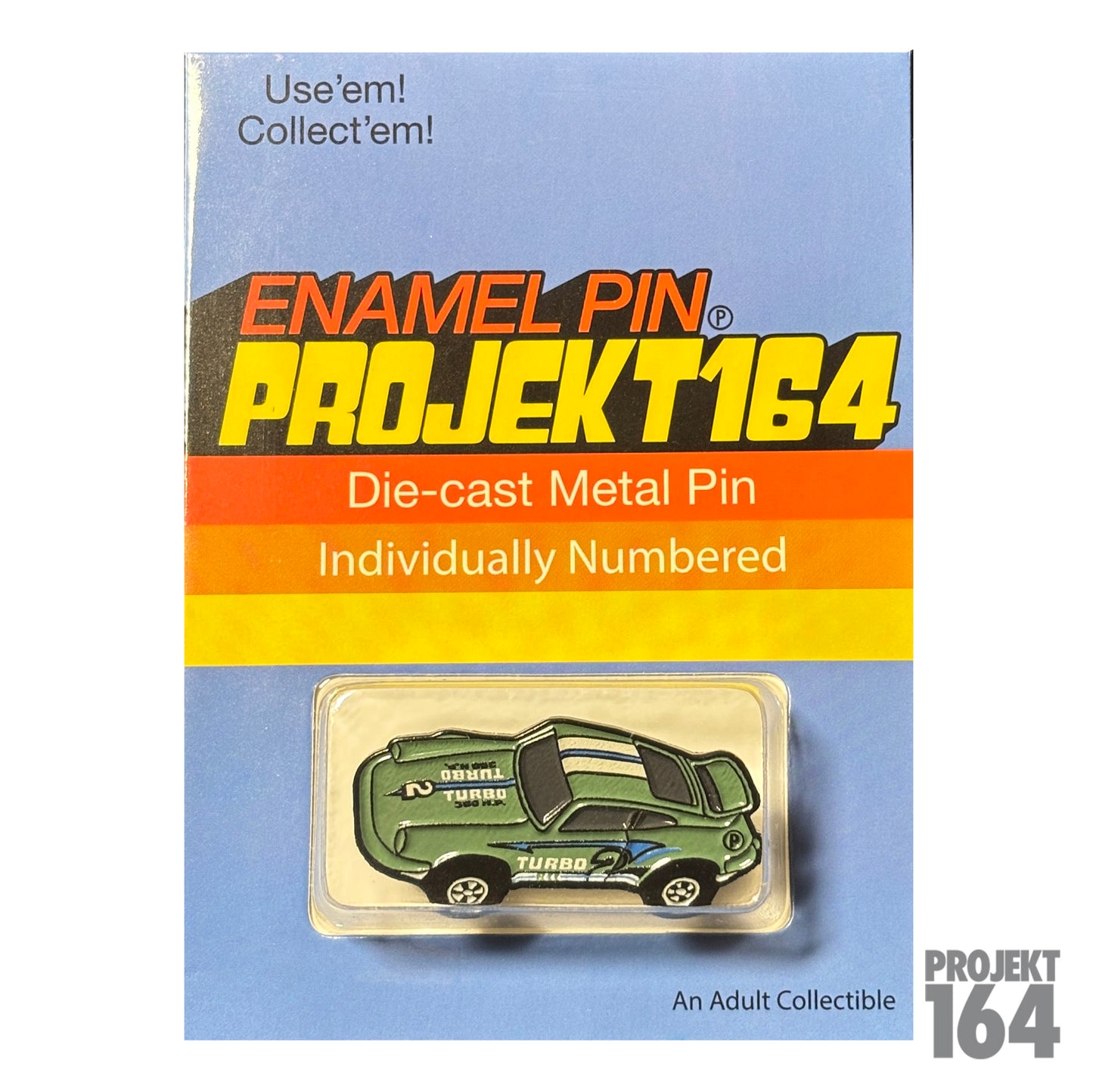 P-Car racer Pin - Green