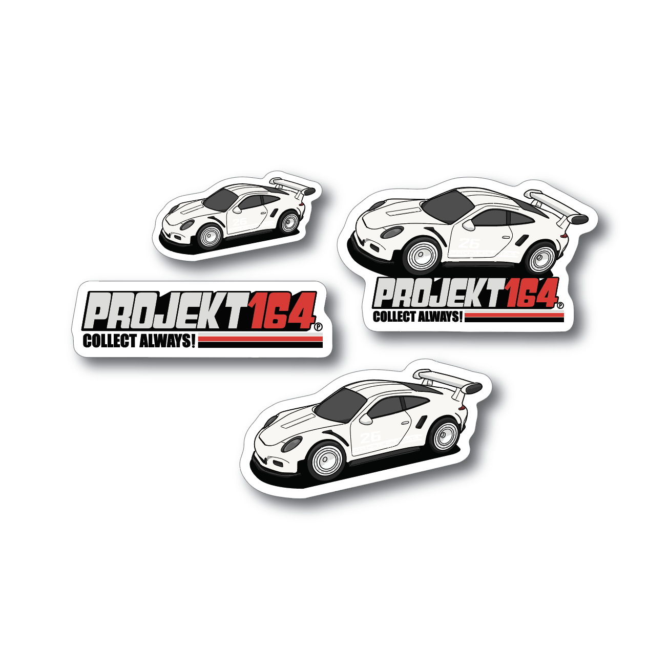 GT3 RS Pin - White
