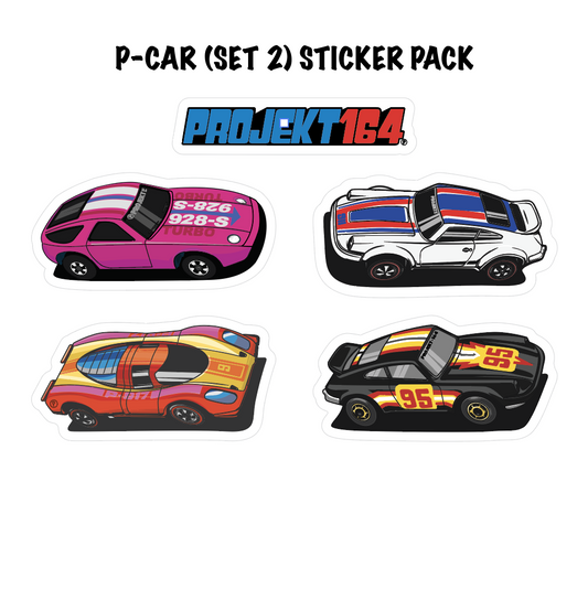 P-car - Sticker Pack - Set 2