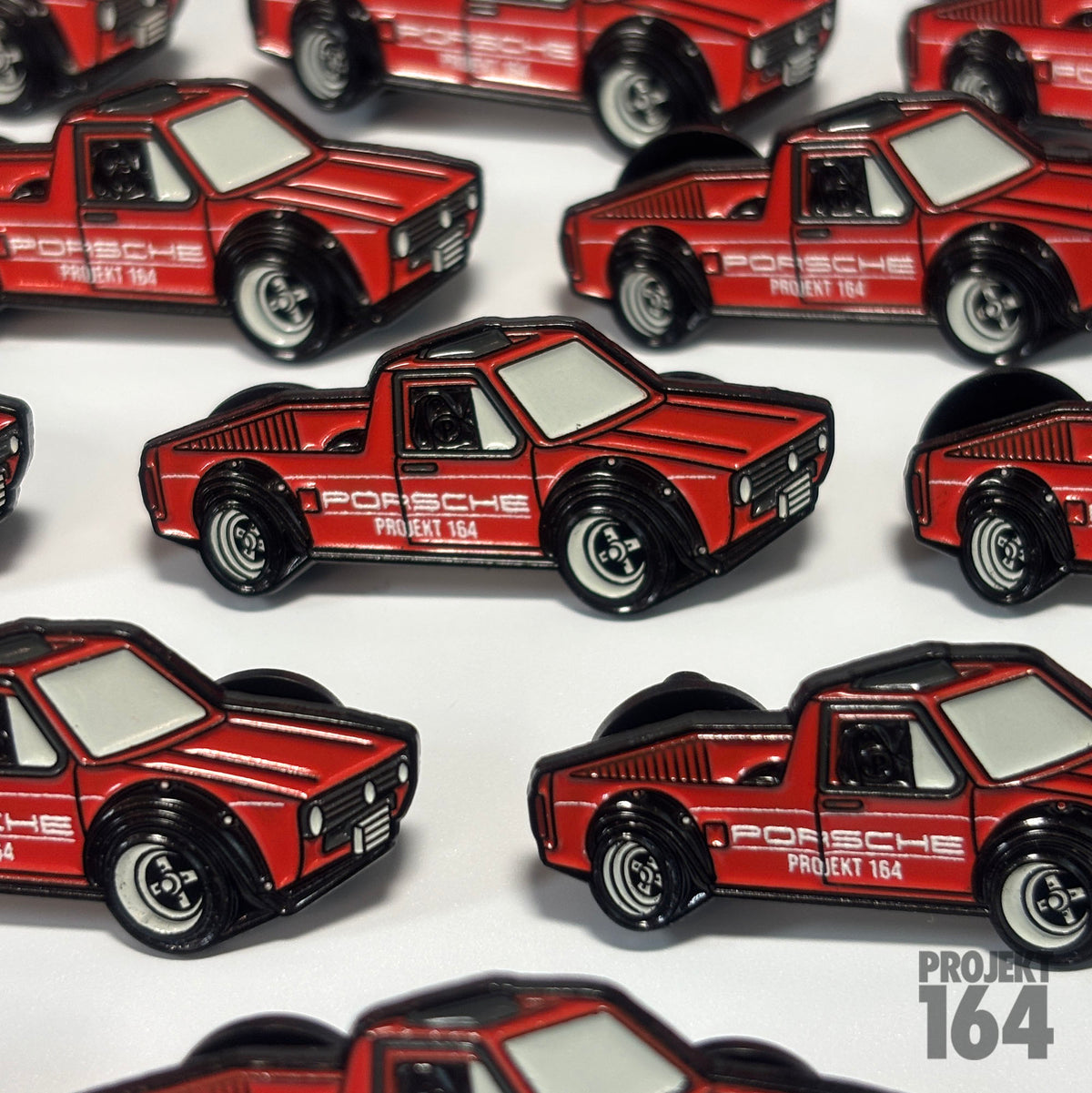 Euro mini truck Pin - Red