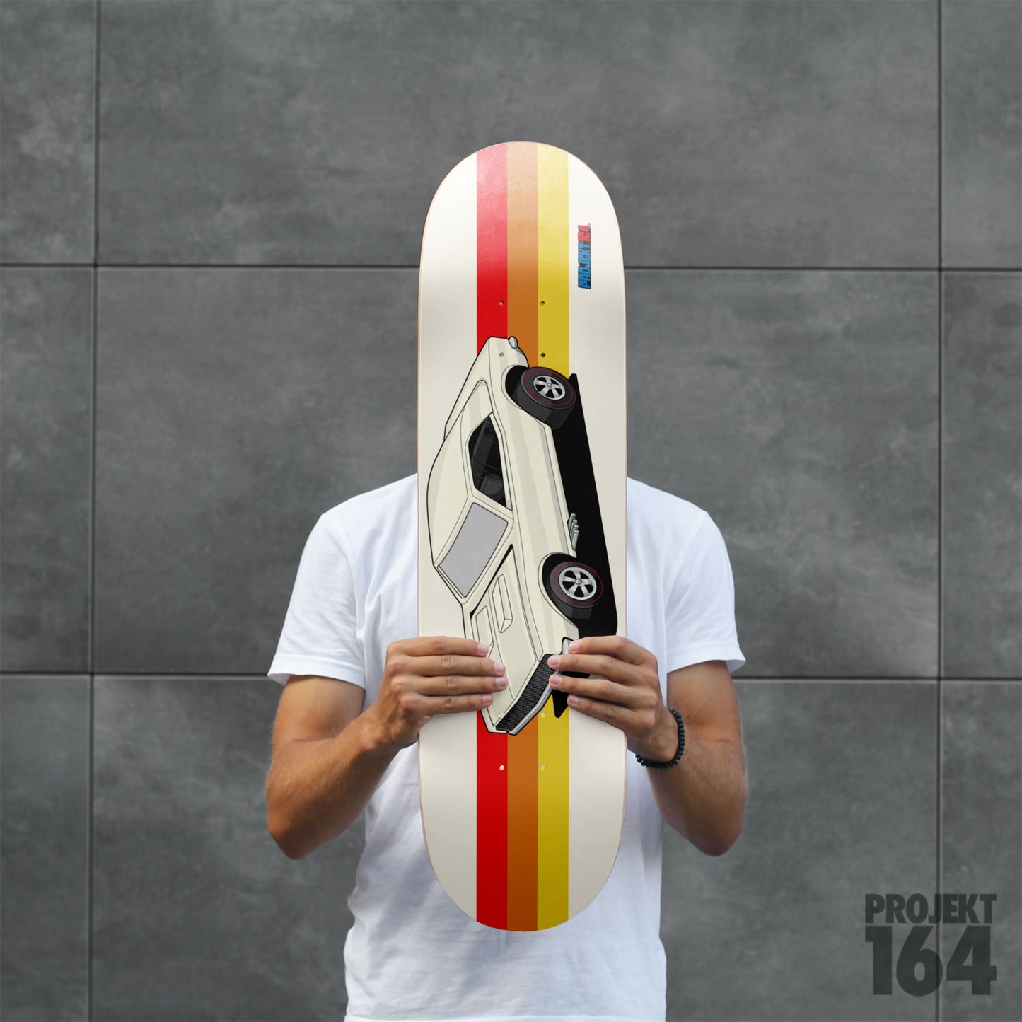 Camaro - White - Skate Deck