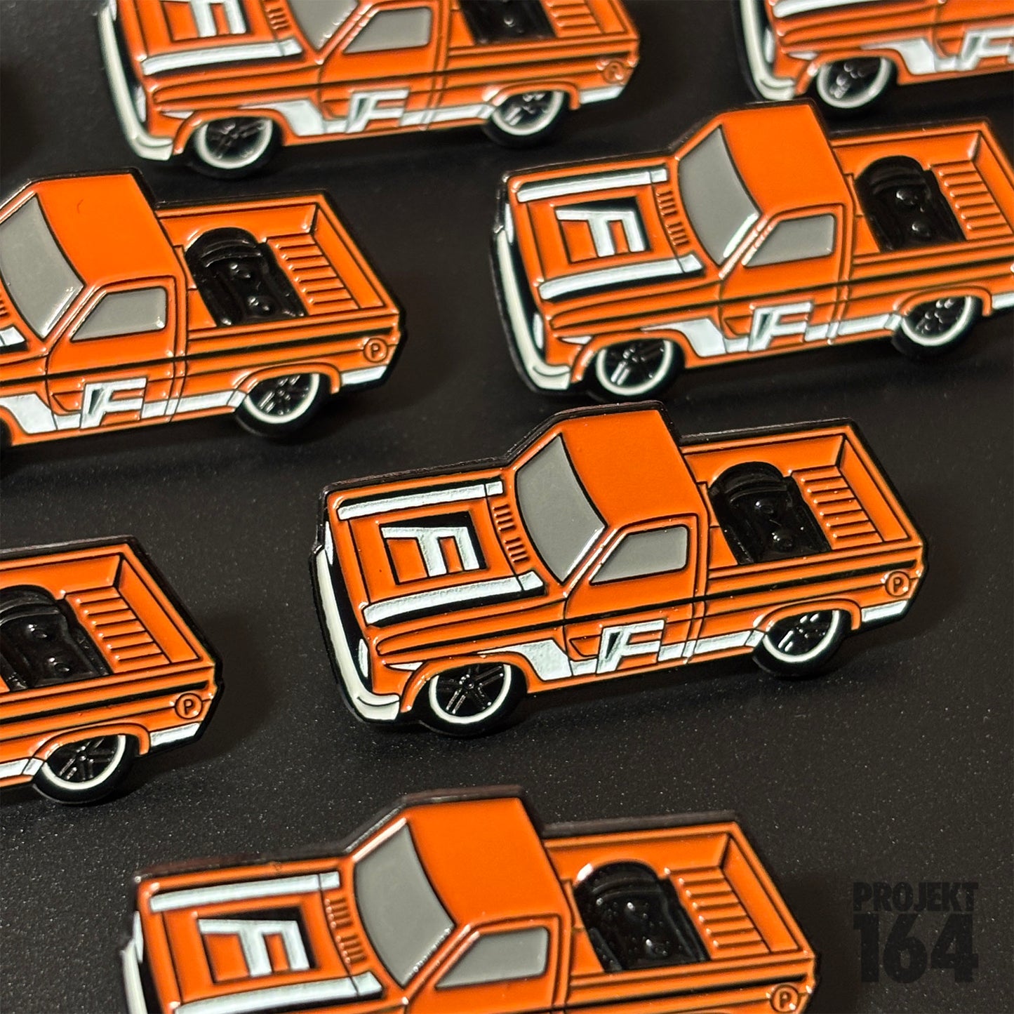 Silvy Truck Pin - Orange - glows